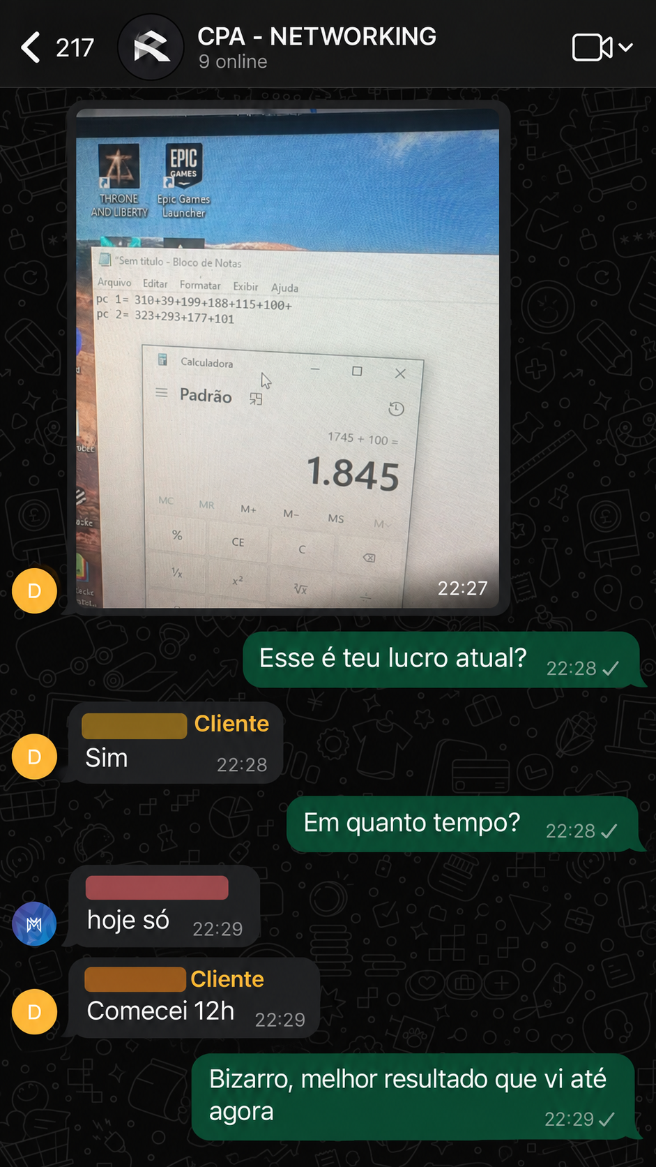 Feedback de aluno 4